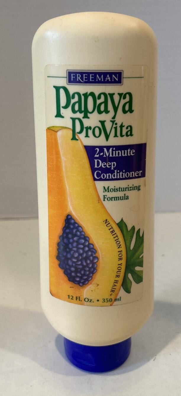 Vintage Freeman Papaya ProVita 2-Minute Treatment Conditioner 350ml NOS HTF